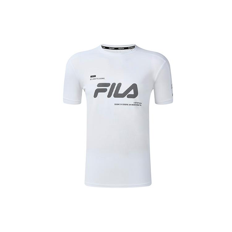 FILA Athletics Set in Sleeve Running T Shirt Men s Jade White A11M232102F-WT M