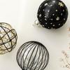 6pcs Cartoon Electroplated Hanging Balls 8cm Merry Christmas Tree Decor  Party Favors