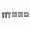 6PCS Metal Guitar Locking Nut Black/Silver/Gold Guitar String Lock  For Guitar Replacement