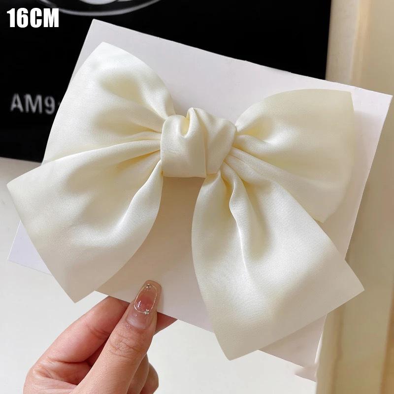 Black Big Bow Headband Hairpin Women'S New Clip Hair Accessories Autumn Hairpin