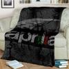 Aprilia motorcycle logo printed Flannel Blanket Fashion Warm Lightweight Living room Bedroom Sofa Bed For Picnic Blanket