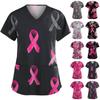 Moda para Mujer Monos de Manga Corta con Cuello en V con Bolsillos Tops Estampados Ropa