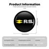 Car Door Keyhole Sticker Lock Protection Dustproof Decals For Renault Clio Koleos Megane Espace Dacia RS Kadjar ZOE Scenic A26