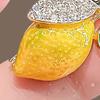 Women Brooch Sparkling Rhinestones Small Lemon Shape Lapel Pin Suits Coats Bags Scarves Badge Versatile Accessory