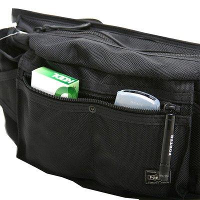 Yoshida Bag Waist Bag One Shoulder Bag Body Bag Heat Black [Porter] 703-06978 (10)