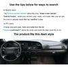 Yiz Dashboard Cover Dash Cover Mat Pad  Fit For Dodge Ram 1500 2500 3500 1998 1999 2000 2001 (98-01Black) Y21