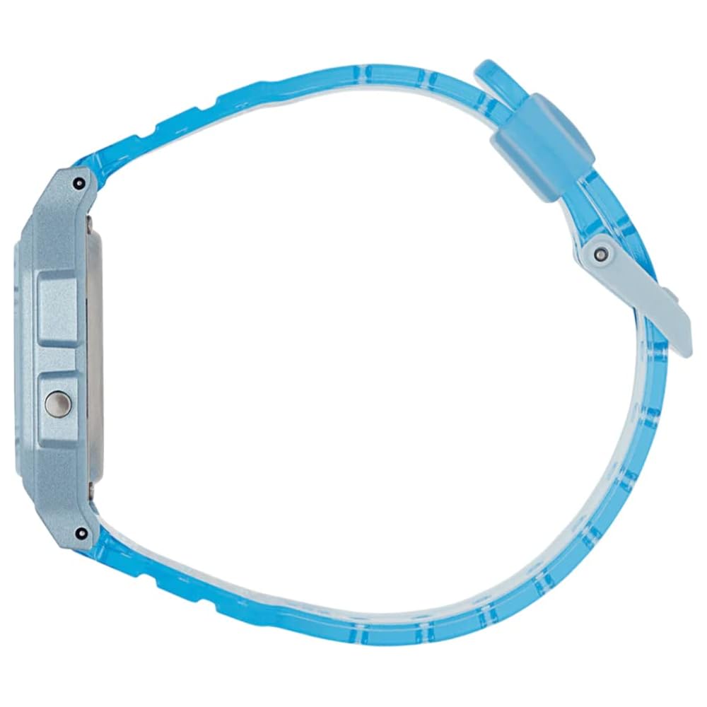 Casio F-91WS-2EF Unisex Transparent Blue Silicone Watch