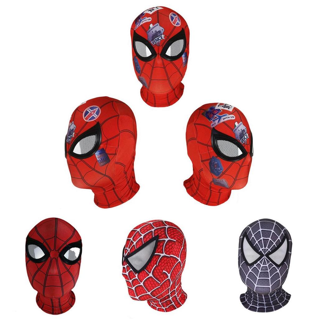 Soft And Comfortable Spiderman Spider Man Miles Morales Full Head Mask For Adults