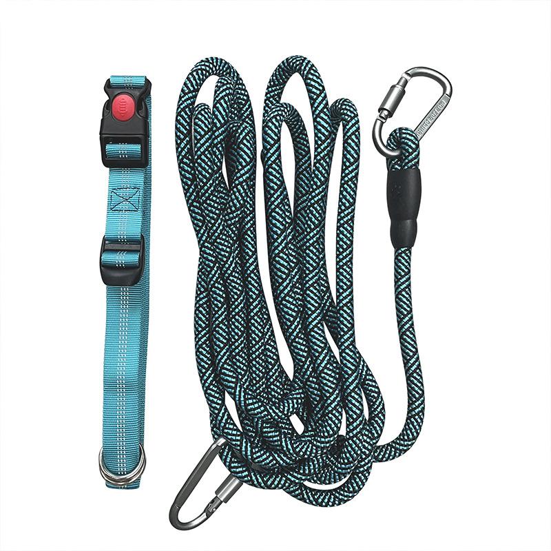 

Dog Traction Rope Dog Outdoor Activity Suspension Cord Reflective Winding Can Walk Back Forth Dog String Lazy Dog Walking Leash 5M