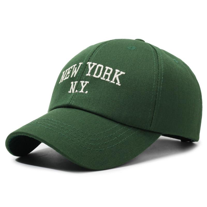 New York Letter Ny Embroidery Baseball Cap Sun Protection Breathable Peaked Hat