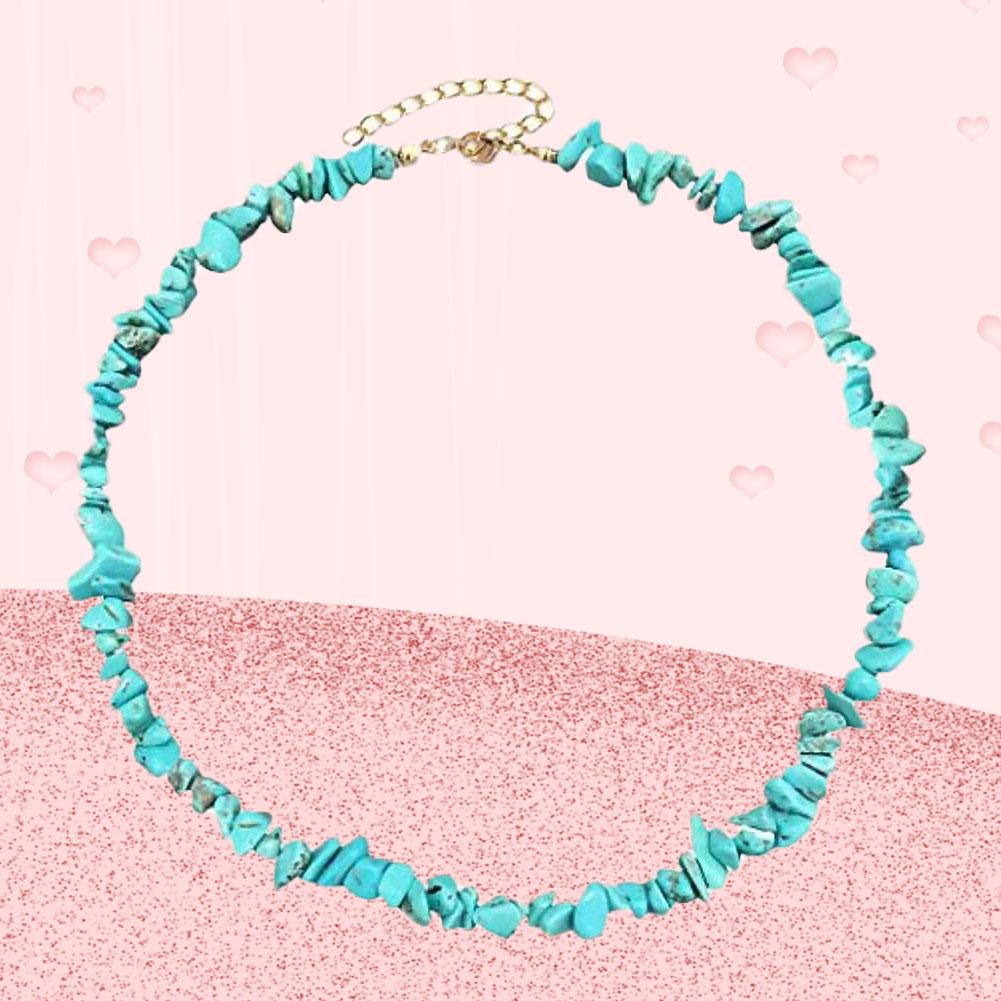 BLUELANS NECKLACE Wonderful Bead Necklace Beach Party Adjustable Jewelry Woman Turquoise Charm Women Present