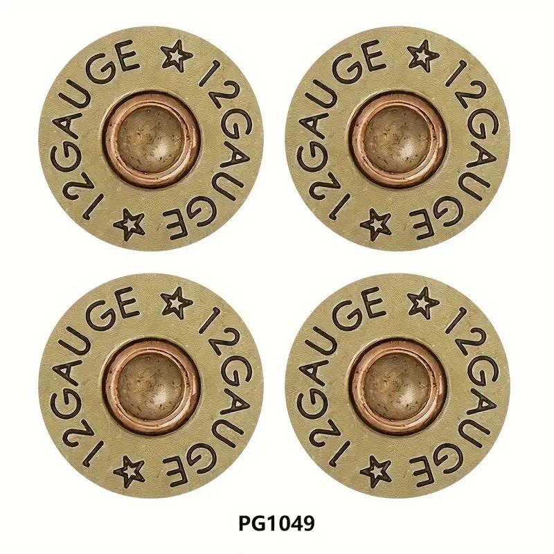 

4-Piece Bullet-Shaped Car Coasters, 7CM/2.75in Round Car Coasters. Interior Decorative Water Cup Coasters for Cars,