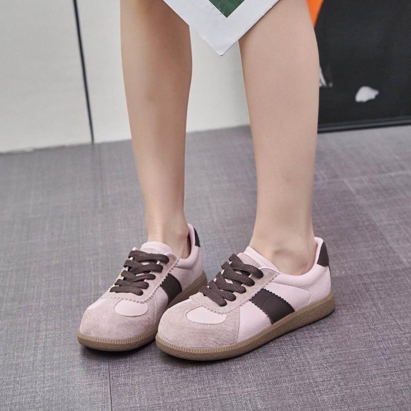 Leather soft sole spring new fashion versatile casual sports board shoes women's bread shoes tide