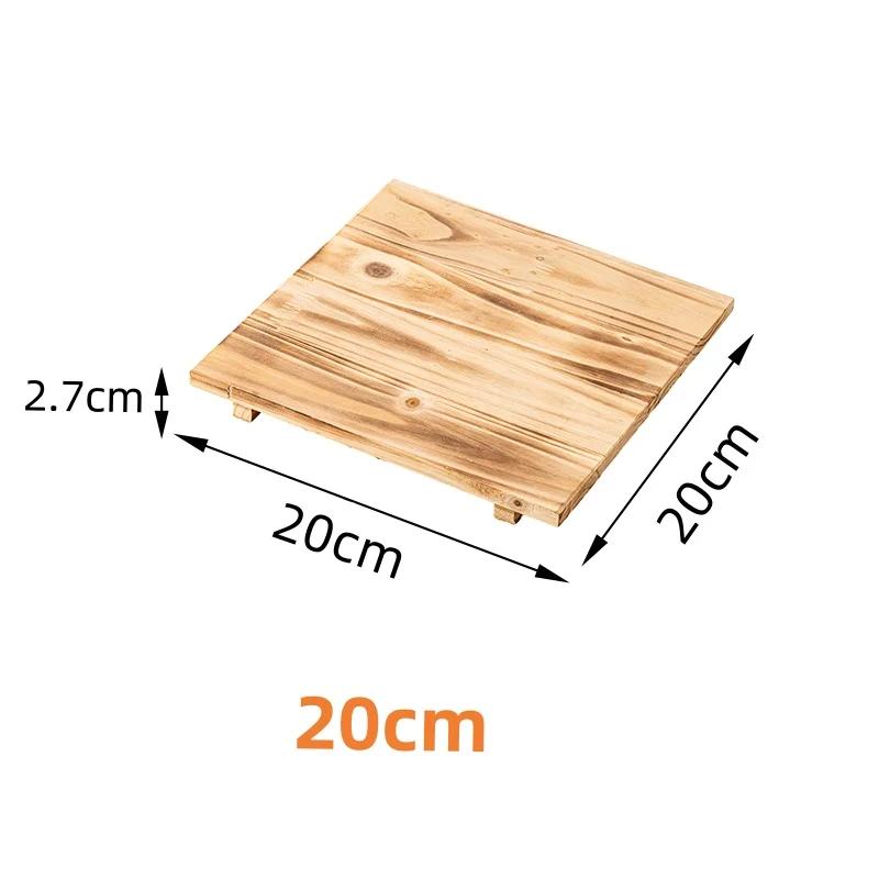 Wood Pot Holder Wooden Trivets Bowl Trivet Hot Stone pot Mat Korean Dolsot Plate Base Placemat Bibimbap Coaster Pan Dish board