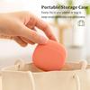 2/5PCS Soft Silicone Headphone Organizer Tangle-Free Earbud Cable Case Mini Shockproof Pouch for Keys USB Cords Travel Essential