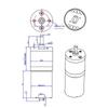 Mingyang 24V/12V Mini DC Brushed Geared Motor 370 Low Speed Reduction Box