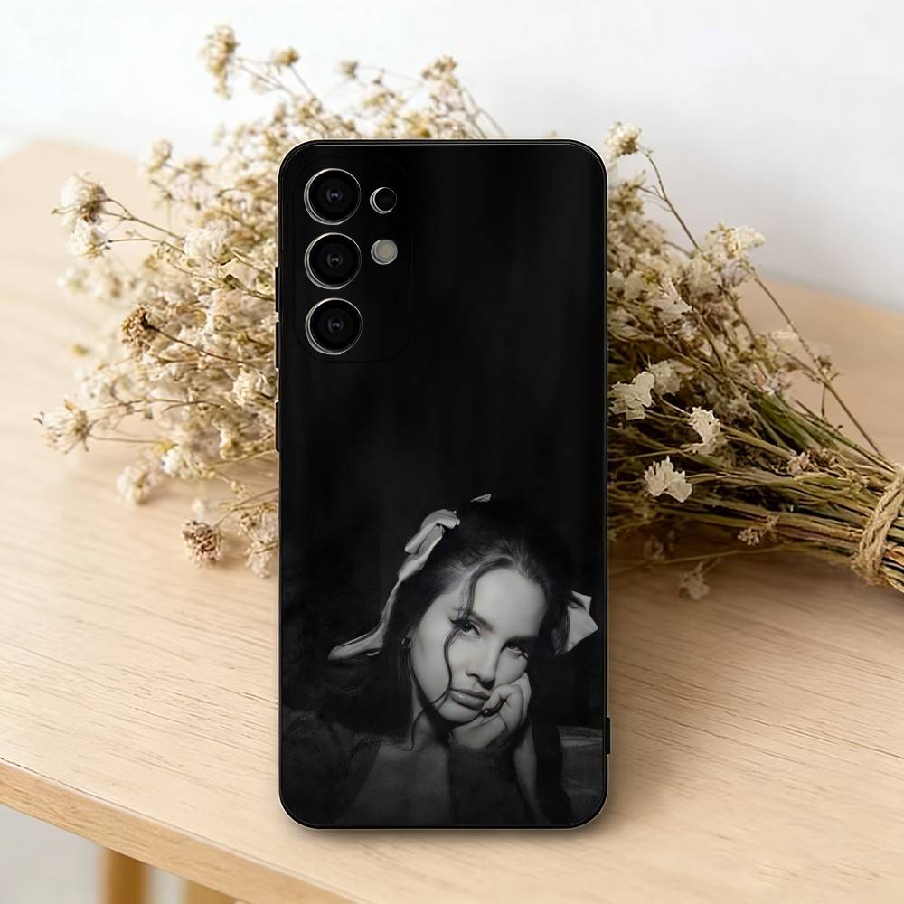 L-Lana Del R-Rey Phone Case Black Silicone Soft For Samsung S25,S24,S21,S22,S23,S30,Ultra,S20,Plus,Fe,Lite