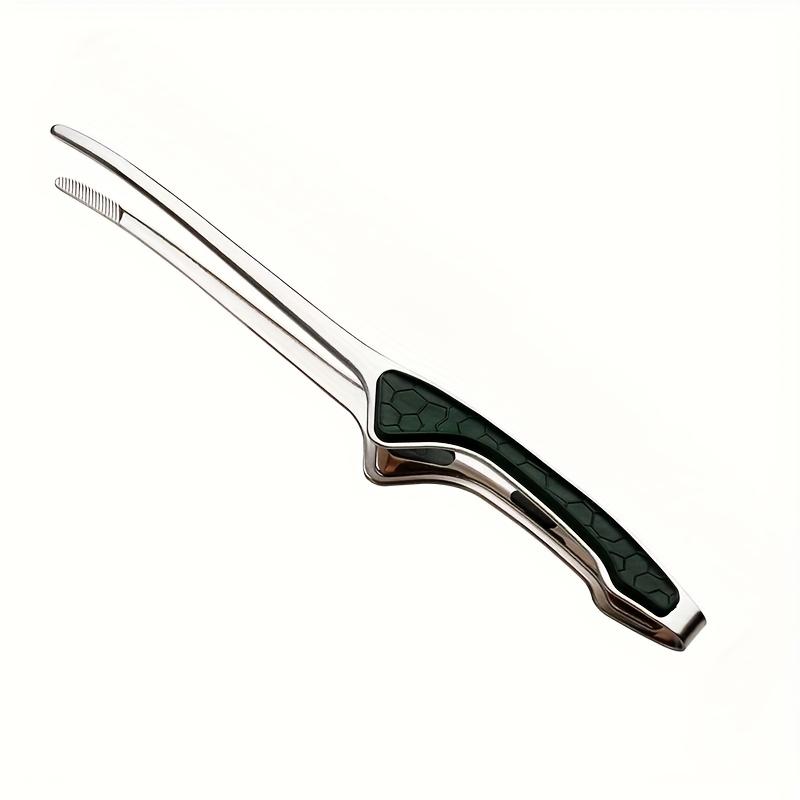 

2-Tone BBQ Pliers - Non-Slip Grip. Stainless Steel Kitchen & Grill Tool for Cooking & Serving. Durable & Multipurpose.