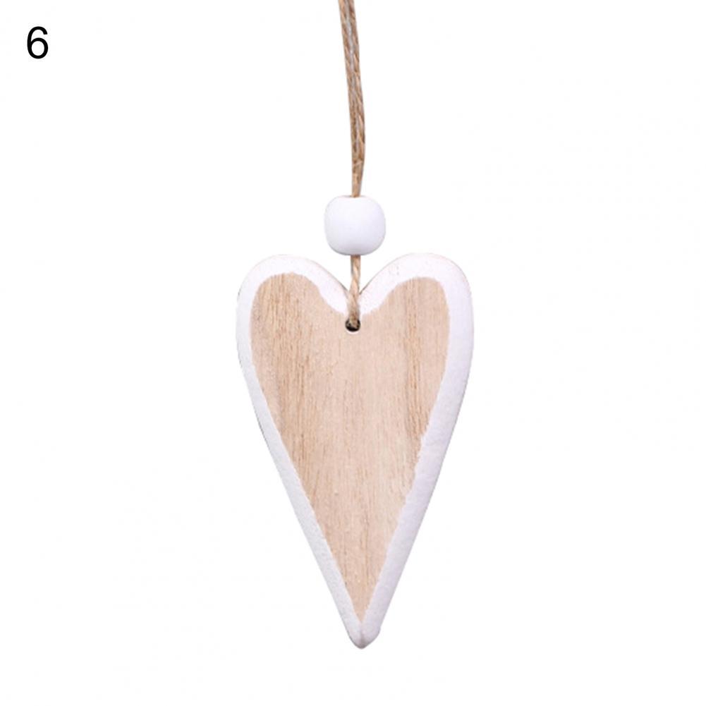 

Декор в виде сердца, Деревянные декоративные подвесные украшения ручной работы в форме сердца, Подвесные украшения для свадьбы, украшения для дома