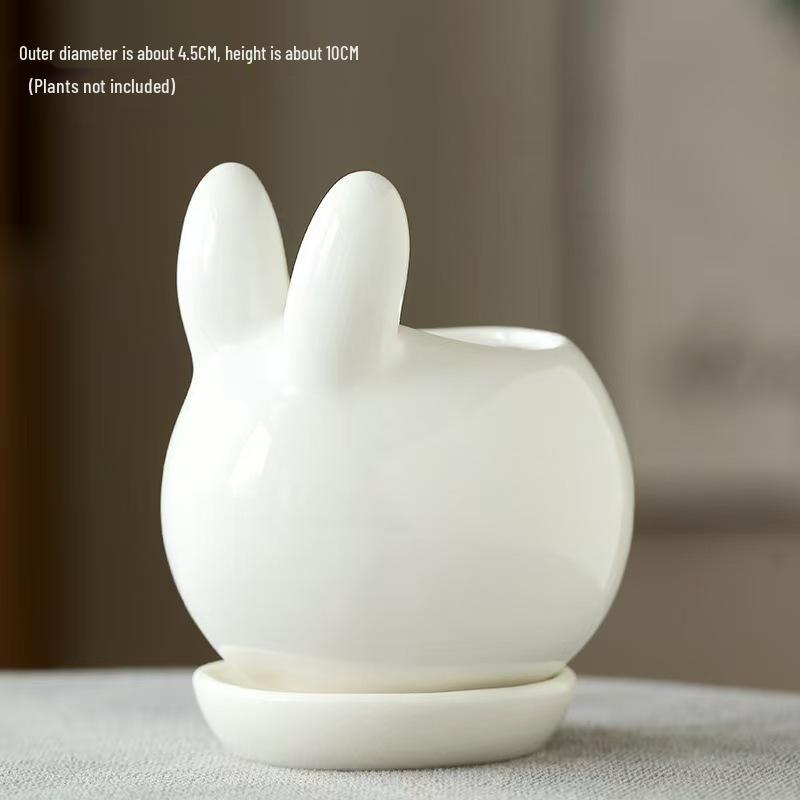 Adorable Animal Ceramic Succulent Pot for Desktop Decoration