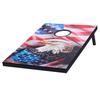 3x2ft Cornhole Set Portable Corn Hole Toss Game Board Wood with 8 Bean Bag