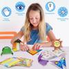 Origami Kit 30 Sheets Origami Paper Craft Guiding Book DIY Art Craft Projects Supplies for Beginners Children Kids Boys Girls