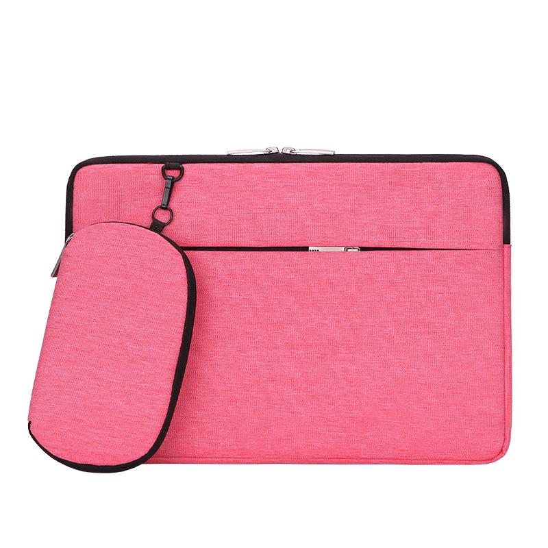 TS JYL laptop bag,Business Shoulder Bag Solid Polyester Metal Casual Laptop Bag 15 inches розовый