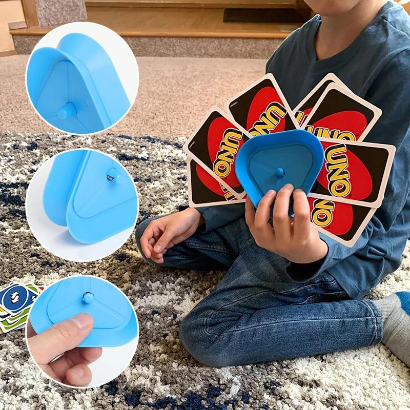 4 Piece Playing Card Game Tray, Triangular Playing Card Tray For Parties, Classroom Activities, Cards Not Included