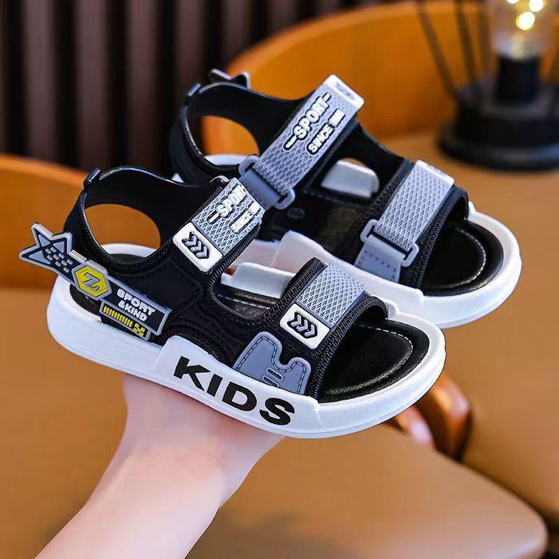 Boys' Cartoon Sandals & Slippers for Summer, Internet-Famous , Non-Slip Thick Sole, Casual Home Wear, Suitable for Kids & O