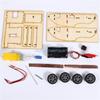 R6FF STEM Spielzeug-Sets Holzauto-Sets DIY Wissenschaftsexperimentier-Set Holzbauprojekt Frühpädagogik Erfindungsmaterialien