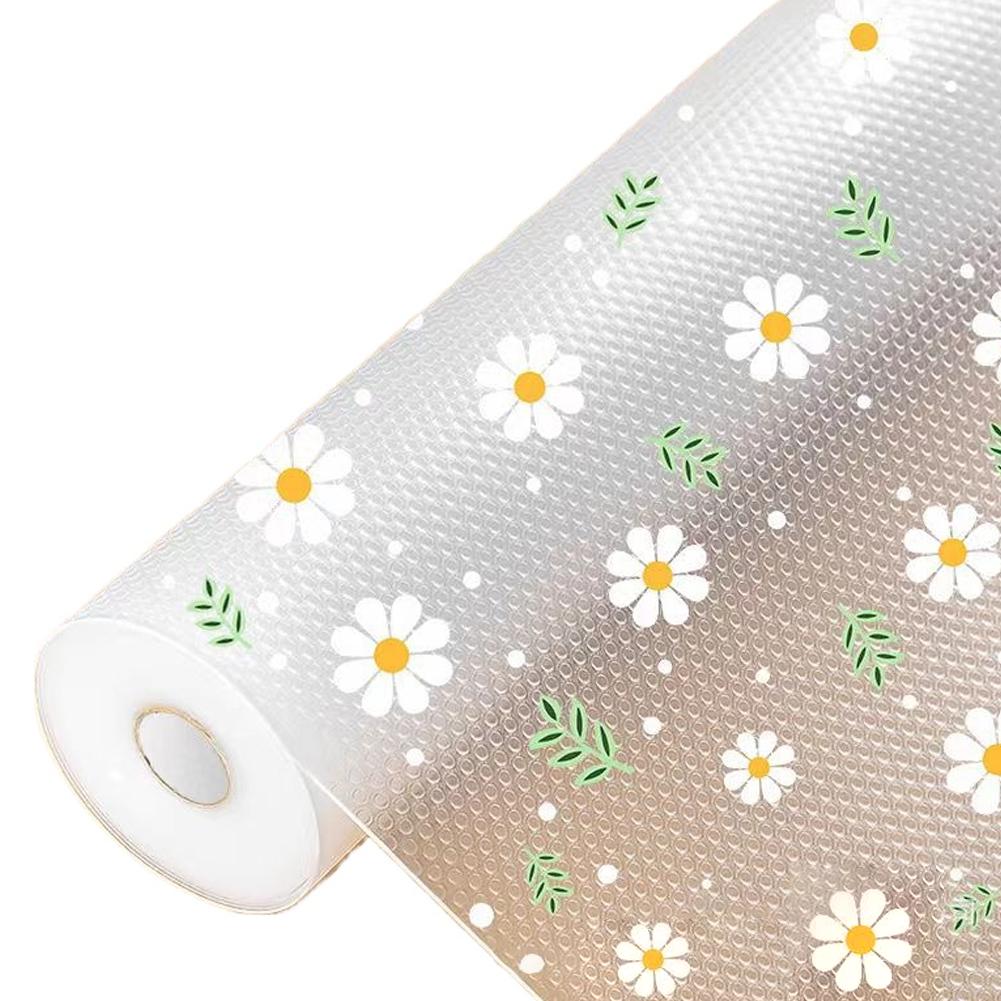 30*100CM EVA Oil-proof Moisture-proof Cabinet Mat Cabinet Liner Reusable Drawer Liner Nonslip Refrigerator Mat Fridge Drawer Mat