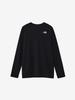 North Waffle Light Crew XL [The Face] Long-Sleeve T-Shirt, Black,