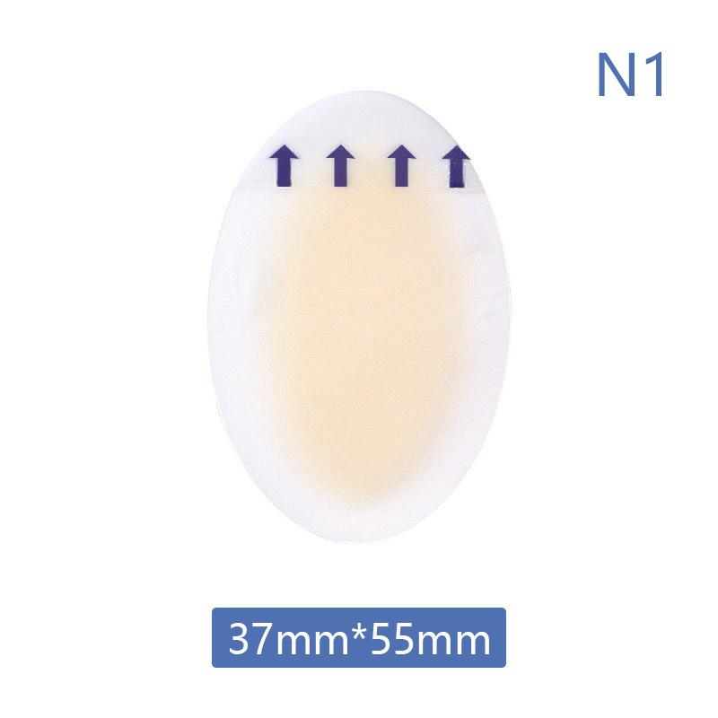 5 Pcs Gel Heel Protector Foot Patches Adhesive Blister Pads Hydrocolloid Heel Liner Shoes Stickers Pain Relief Plaster Foot Care