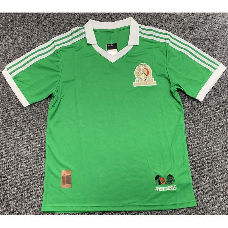 Mexico National Team Retro Football Jersey Short Sleeve Sports Top Men Women