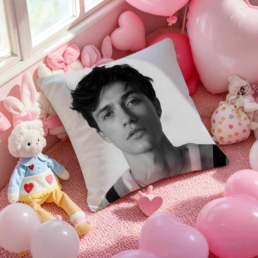 Actor Model J-Jacob Bixenman Cushion Cover Pattern Printed Pillowcase for Living Room Sofa Cushion Cover & Bedroom Decor