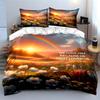Rainbow, Flowers, Sunrise, Text. Bedding Sets Duvet Cover Sets Duvet Covers Pillowcases(1*Duvet Cover 2*Pillowcases Without Duvet Insert)
