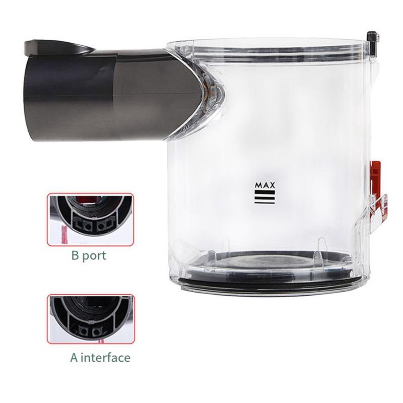 Suitable For Dyson Vacuum Cleaner Dust Bucket V6 Dust Bucket Cleaning Bucket Dust Collection Bottom Cover Sealing Ring Durable