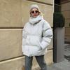 GMXIA Cotton Jacket Autumn and Winter Cotton Jacket Women Loose Cotton Jacket Loose Jacket Tops