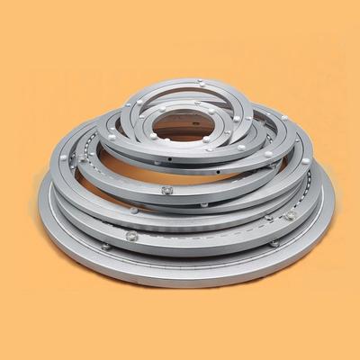 4/5.5/8/10/12/14/16 Inch Design Lazy Susan Aluminum Ball Bearing Turntable Bearings Swivel Plate Round Smooth Swivel Plate