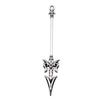 Anime Charms Multi Color Medieval Sword Pendants For Fantasy Warrior Themed Jewelry