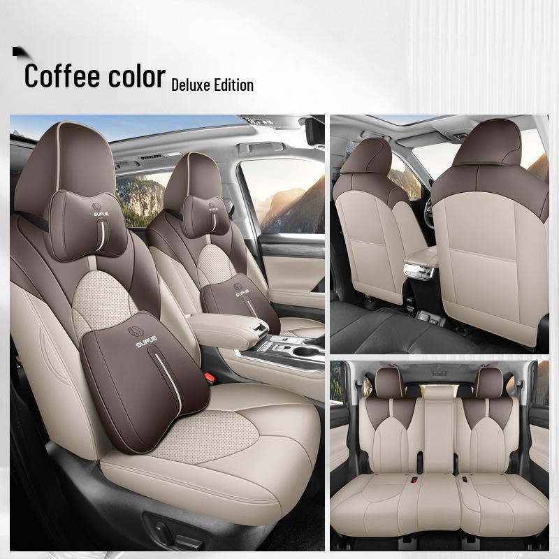 Custom Seat Covers for 2022-2026 Toyota Highlander: 7-Seater & 5-Seater Full Coverage