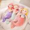 Mermaid Pillow Doll Princess Plush Toy Ragdoll Children Gift Girl Doll Comfort Rag Doll