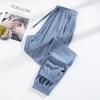 Unisex Summer Ice Silk Quick-Dry Joggers with UPF50 Sun Protection - Loose Fit Nine-Point Casual Pants