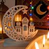 Moon Mosque Display Stand Resin Mold,Features a Hollow out Star and Sun Design for Handicrafts,Home Decor,Ramadan,Eid Gifts