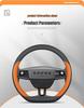 Ultra-Thin Genuine Leather Steering Wheel Cover for Roewe i5/i6/D6/D7/RX5/iMAX/Ei5/E6