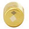 Pure Brass Glass Tumbler with Floral Embossed Straight Design, for Drinking Serving Water, Yoga & Ayurveda, Volume-300 ML, Set of 6
