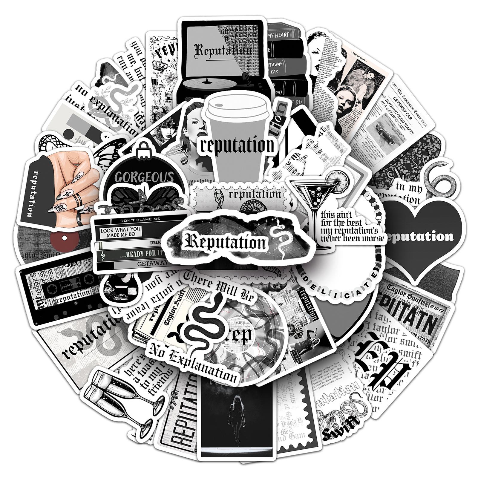 

Веселый набор наклеек для украшения бутылок для воды, багажа, ноутбука и чехла для телефона One Size