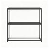 Modern Console Table Made of Steel with 2 Levels, Entrance Table, Hallway and Living Room