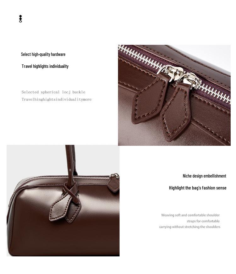 Borsa a Spalla Donna 2025 di Alta Gamma Stile Baguette Francese: Borsa Chic, Versatile e alla Moda