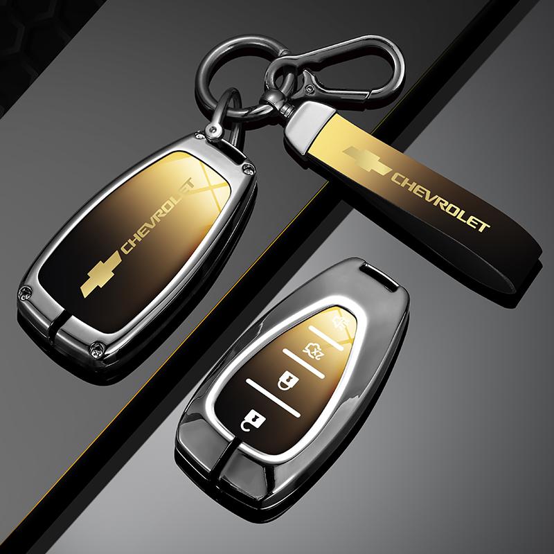Zinc Alloy Car Flip Key Case Cover Shell Bag For Chevrolet Cruze Aveo Trax Sail Malibu Captiva Prism Spark Protector Accessories